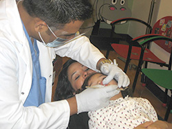 Isabela a the children's dental program: